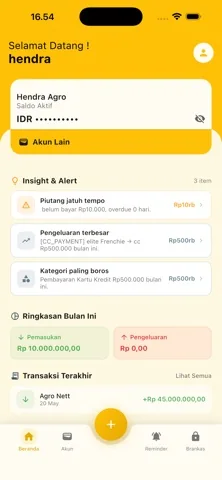 Tampilan aplikasi CashLife dari publikasi resmi